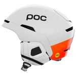 Poc Casque de ski Obex Mips Hydrogen White Fluorescent Orange Présentation