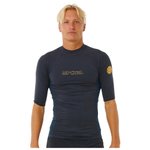 Rip Curl Top Manches Courtes Dawn Patrol Performance SS Navy Marle 