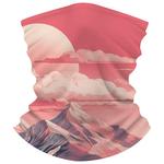 Foehnalpes Tour de cou Micro Fleece Neckwear Montagnes Roses Présentation