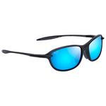 Maui Jim Lunettes de soleil Hookipa Ultra R Asian Fit Matte Black Blue Hawaii MauiUltra Présentation