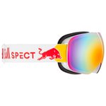 Red Bull Spect Masque de Ski Bent Matt White Orange Red Mirror Présentation