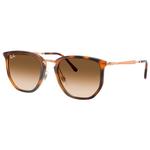 Ray Ban Lunettes de soleil RB4451 Polished Orange Translucide Incolore Gradient Brown Présentation