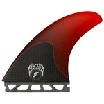 Futures Fins Ailerons Surf Mayhem Honeycomb Carbon Red Présentation