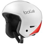 Bollé Casque Medalist Youth White Black Red Shiny Présentation