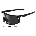 Binocle Eyewear Lunettes de soleil Horizon Shiny Black Tanslucide Grey Photo Présentation