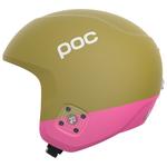 Poc Casque de ski Skull Dura Jr Olivine Green Matt Thulite Pink Matt Présentation