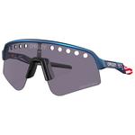 Oakley Lunettes de soleil Sutro Lite Sweep Troy Lee Design Blue Colorshift Prizm Grey Présentation