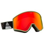 Electric Masque de Ski Kleveland Drama Moss Black Red Chrome + Pink 