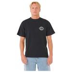 Rip Curl Tee-shirt Raw Burst Tee Shirt Black Présentation