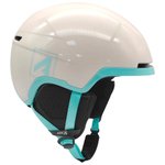 AZR Casque Orion Junior Blanc Nacré Turquoise Verni Présentation