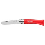 Opinel Couteaux (couverts) Mon Premier Opinel N°7 Rouge Présentation