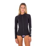 Hurley Top Manches Longues One and Only Solid LS 2023 Black Présentation