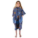 All-In Poncho Surf Junior Crew Ponchos Flore Blue Présentation