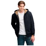 Superdry Sweat Borg Lined Zip Hoodie Eclipse Navy Présentation