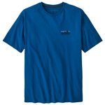 Patagonia Tee-shirt 73 Skyline Regenerative Organic Cotton Endless Blue Présentation