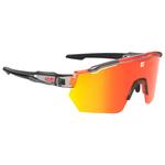 AZR Lunettes de soleil Race Rx Crystale Grise Noire Vernie Multicouche Rouge Présentation