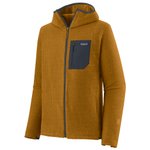 Patagonia Polaire M's R1 Air Full-Zip Hoody Raptor Brown Présentation