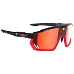 AZR Lunettes de soleil Kromic Pro Race Rx Noire Verni E Rouge / Ecran Irise Rouge Ph Présentation