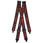 Watts Bretelles Xkitt Removable Suspenders Black Fluo Orange Présentation