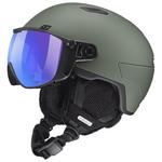 Julbo Casque de ski avec visière Globe Evo Vert Foncé Reactiv 1-3 High Contrast Présentation