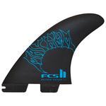 Fcs Ailerons Surf II Mayhem Pc Carbon Tri Driver Fins Blue Présentation