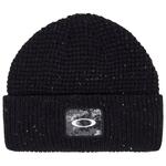 Oakley Bonnet Ellipse Patch Waffle Beanie Blackout Présentation