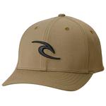 Rip Curl Casquettes Tepan 2.0 Flexfit Cap Olive Présentation