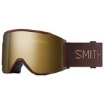 Smith Masque de Ski Squad Mag Sepia Luxe 22 Chroma Pop Sun Black Gold Mirror Présentation