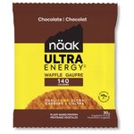 Naak Barre Energétique Ultra Energy Waffles Chocolat (12 X 30G) Présentation