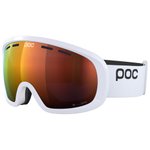 Poc Masque de Ski Fovea Mid Hydrogen White Clarity Intense Partly Sunny Orange Présentation