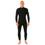Rip Curl Combinaison Intégrale Dawn Patrol Back Zip 3/2 Black Présentation