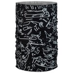 Buff Tour de cou Original Ecostretch Youth Neckwear Tivat Black Présentation