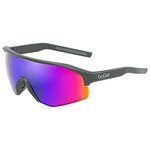 Bollé Lunettes de soleil Lightshifter XL Titanium Matte Volt Ultraviolet Présentation