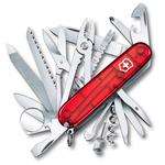 Victorinox Couteaux (couverts) Swiss Champ Translucide Red Présentation