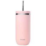 Qwetch Mug Cold Cup 600 ml Pastel Rose Présentation