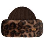 Barts Bonnet Fur Cable Bandhat Print Brown Présentation
