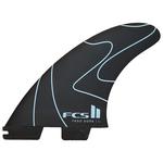 Fcs Ailerons Surf II Yago Dora Pc Tri Fins Large Flux Charcoal Présentation