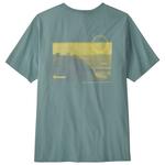 Patagonia Tee-shirt Water People Spotter Blue Sage Présentation