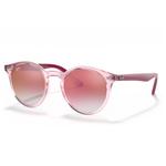 Ray Ban Lunettes de soleil RB9064S Kids Polished Pink Translucide Red Gradient Incolore Présentation