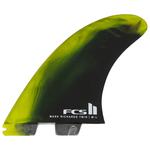 Fcs Ailerons Surf II Mark Richard Twin+1 Cyber Lime / Black Présentation