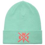 Watts Bonnet Piano Cuffed Beanie Junior Soft Mint Présentation