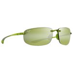 Maui Jim Lunettes de soleil Hookipa Shiny Transparent Light Green Maui Ht MauiPure Présentation