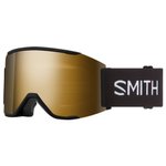 Smith Masque de Ski Squad Mag Asian Fit Black Chromapop Sun Black + Chromapop Storm Blue Sensor Mirror Présentation