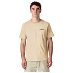 Patagonia Tee-shirt P-6 Logo Undyed Natural Présentation