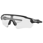 Oakley Lunettes de soleil Radar Ev Path Steel Clear Black Iridium Photochromic Présentation