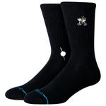 Stance Chaussettes Print & Pattern Socks Extra Dirty Black Présentation