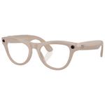 Ray Ban Lunettes de soleil Meta Skyler Gen 2 Shiny Chalk Grey Transitions Saphir Incolore Présentation