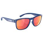 AZR Lunettes de soleil Joker Crystale Bleue Vernie Multicouche Rouge Présentation