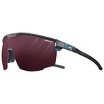 Julbo Lunettes de soleil Ultimate Cover Mat Noir Bleu Reactiv 0-4 High Contrast Présentation