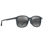 Maui Jim Lunettes de soleil Makuahine Asian Fit Gris Foncé Mat Neutral Grey Minéral Superthin Présentation